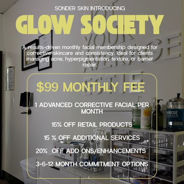 Glow Society at Sonder Skin in Newport News, VA